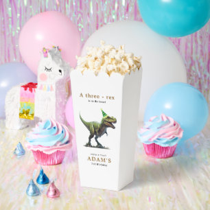 Dinosaur Birthday Theme Three Rex Dino Boys Party Favor Boxes