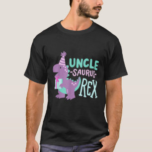 Dinosaur Birthday Uncle Saurus T Rex Family Matchi T-Shirt