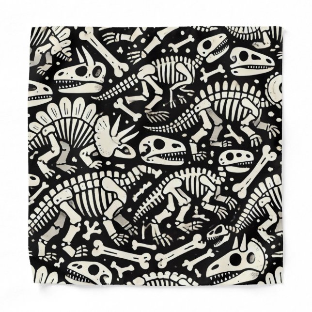 Dinosaur Bone Adventure Bandana (Front)