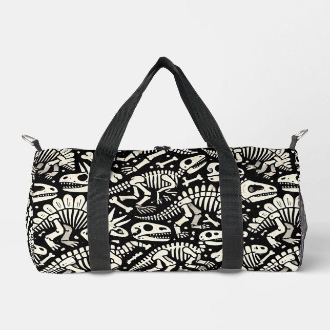 Dinosaur Bone Adventure Duffle Bag (Front)