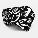 Dinosaur Bones (Black) Tie