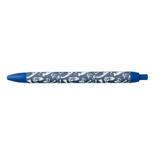 Dinosaur Bones (Blue) Pen
