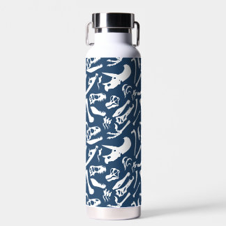 Dinosaur Bones (Blue) Water Bottle