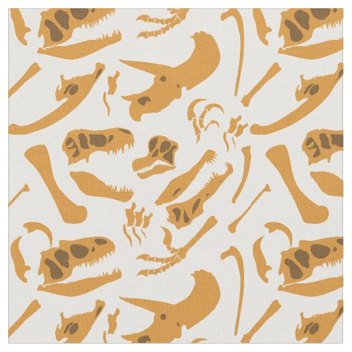 Dinosaur Bones Fabric