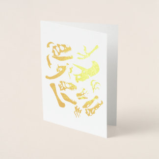 Dinosaur Bones Foil Card