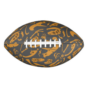 Dinosaur Bones (Grey) Football