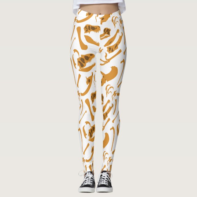 Dinosaur Bones Leggings (Front)