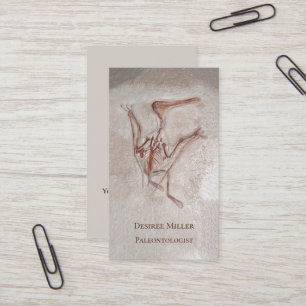 Dinosaur Bones Paleontologist Prehistoric Design Business Card