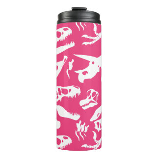 Dinosaur Bones (Pink) Thermal Tumbler