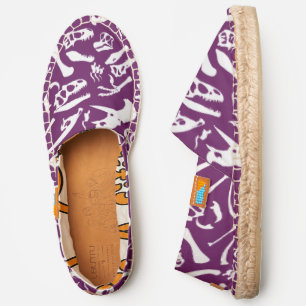 Dinosaur Bones (Purple) Espadrilles