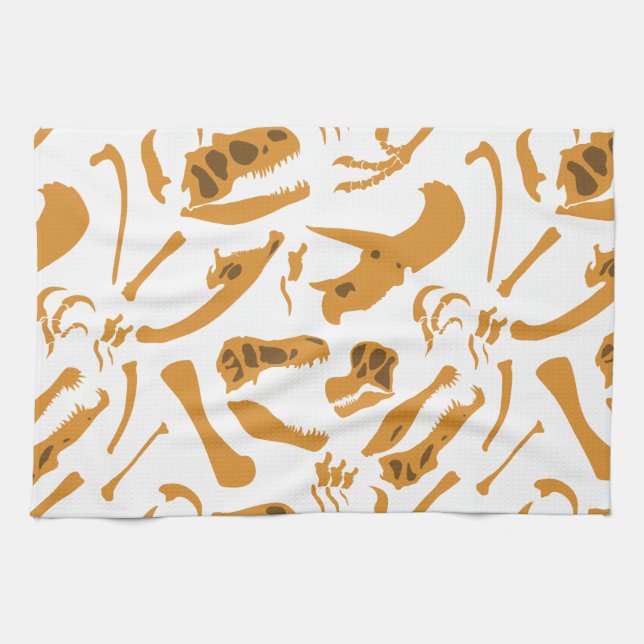 Dinosaur Bones Towel (Horizontal)