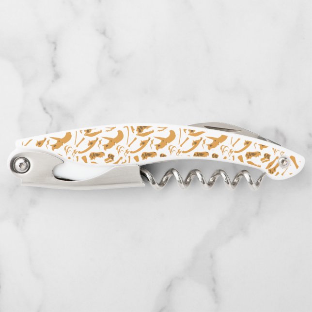 Dinosaur Bones Waiter's Corkscrew (Front)