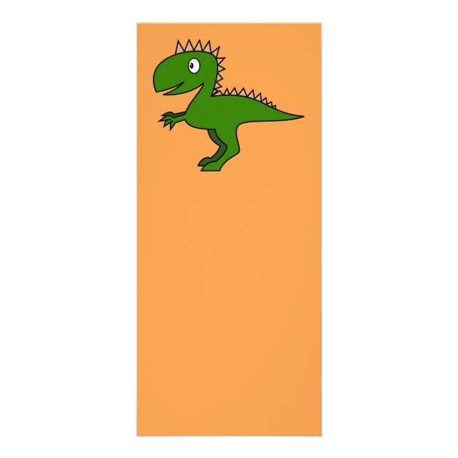 Dinosaur Bookmark Rack Card (Front)