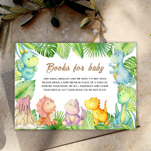 Dinosaur Books for Baby Enclosure Card