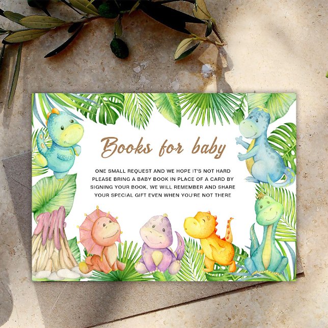 Dinosaur Books for Baby Enclosure Card (Creator Uploaded)