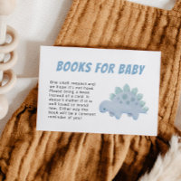 Dinosaur Boy Baby Shower Book Request 