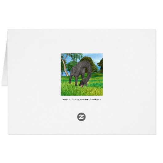 Dinosaur Brachiosaurus (Back Horizontal)