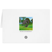 Dinosaur Brachiosaurus Cards (Back Horizontal)