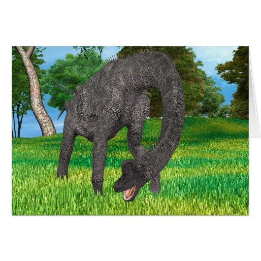 Dinosaur Brachiosaurus Cards (Front Horizontal)