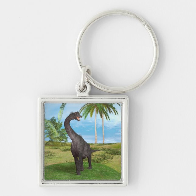 Dinosaur Brachiosaurus Keychain (Front)
