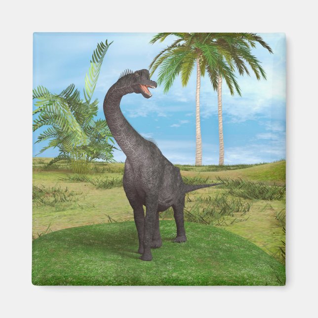 Dinosaur Brachiosaurus Magnet (Front)