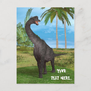Dinosaur Brachiosaurus Postcard