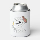 Dinosaur Bridal Party Beer Cooler (Can Front)