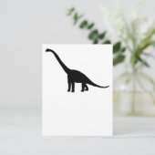 Dinosaur Brontosaurus Silhouette (Standing Front)