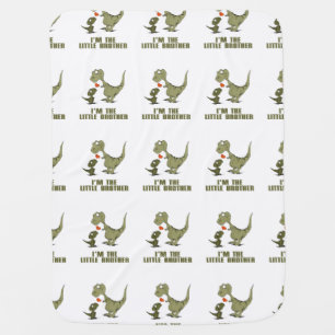 Dinosaur Brothers Receiving Blanket