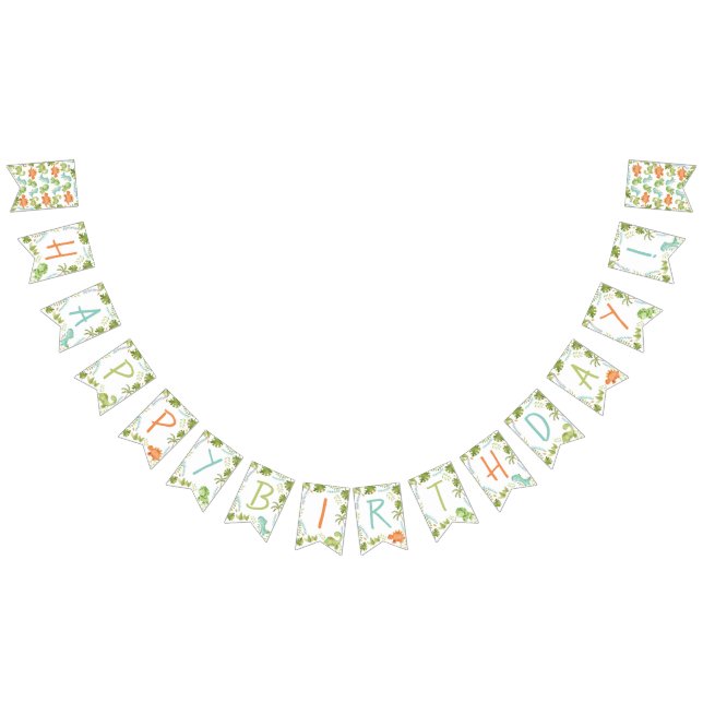 Dinosaur Bunting Banner (All)