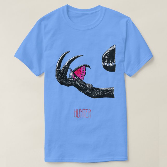 Dinosaur butterfly Hunter  T-Shirt (Design Front)