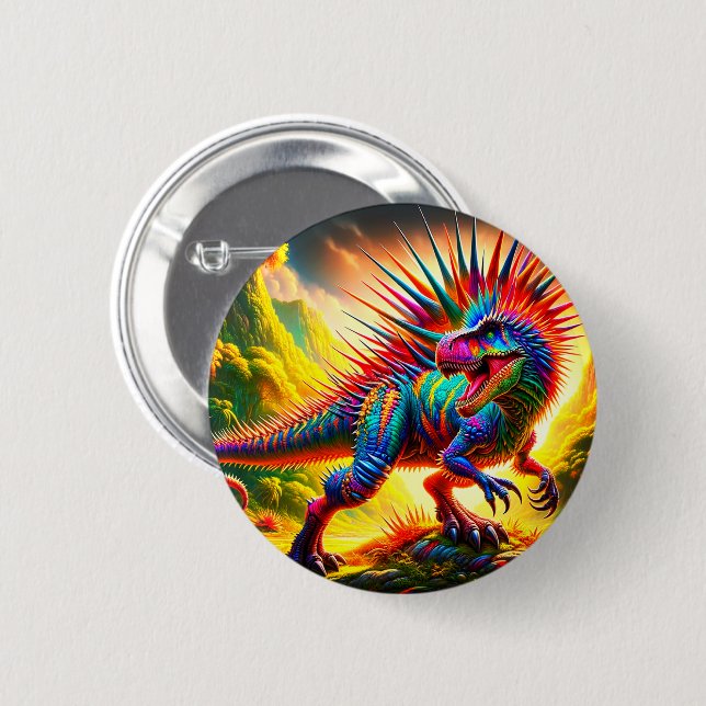 Dinosaur Button (Front & Back)