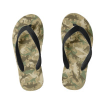 Dinosaur Camouflage Flip Flops for Kids Dinosaur Camouflage Flip Flops for Kids