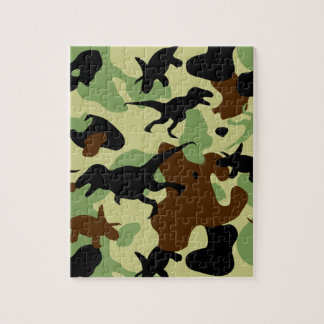 Dinosaur camouflage puzzle
