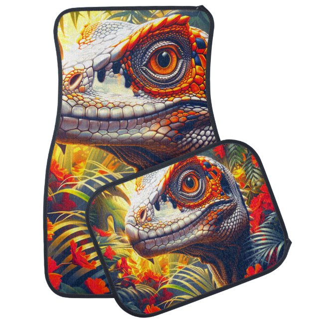 Dinosaur Car Floor Mat (Set)