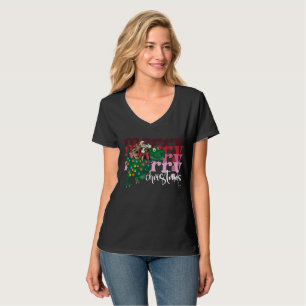 Dinosaur carrying Santa Claus Christmas T-Shirt