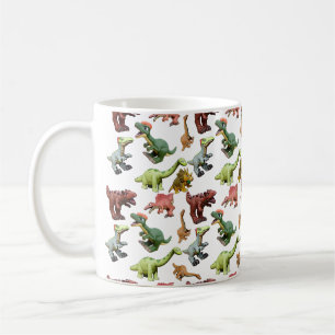 Dinosaur Cartoon toy Collage Coffee Mug