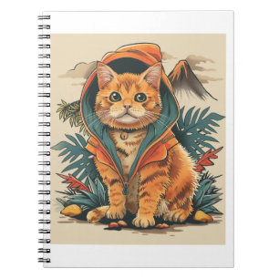 Dinosaur Cat Explorer Notebook