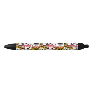Dinosaur Caution Signs Pen