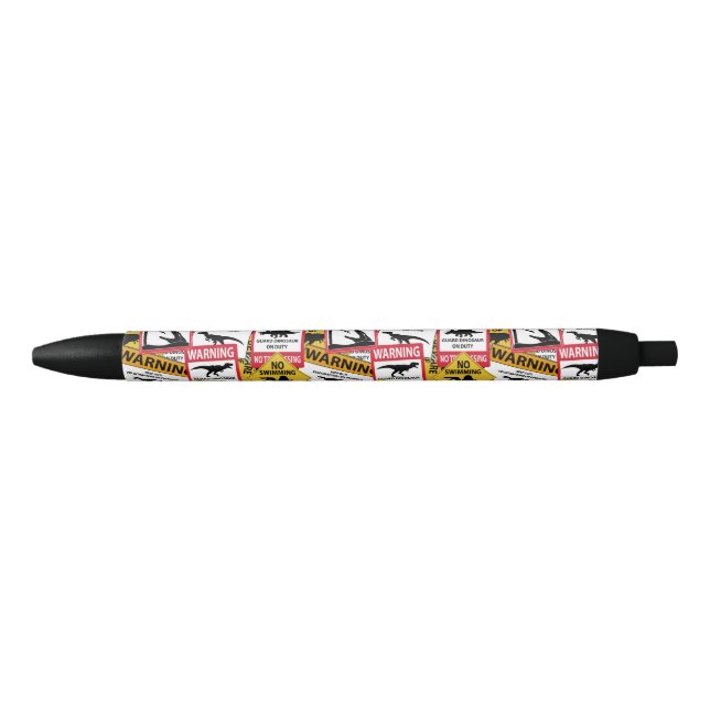 Dinosaur Caution Signs Pen (Front)
