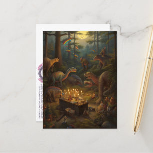 Dinosaur Celebration Postcard
