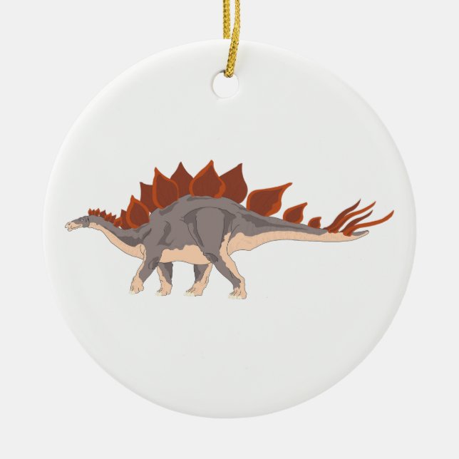 Dinosaur Ceramic Ornament (Front)
