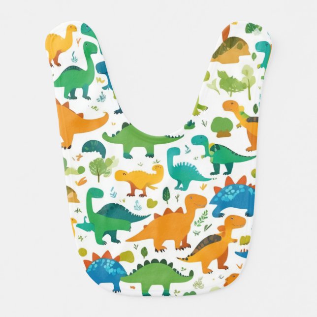 Dinosaur Character Bibs (Front)