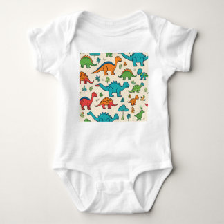 Dinosaur Character Clothes Baby Bodysuit