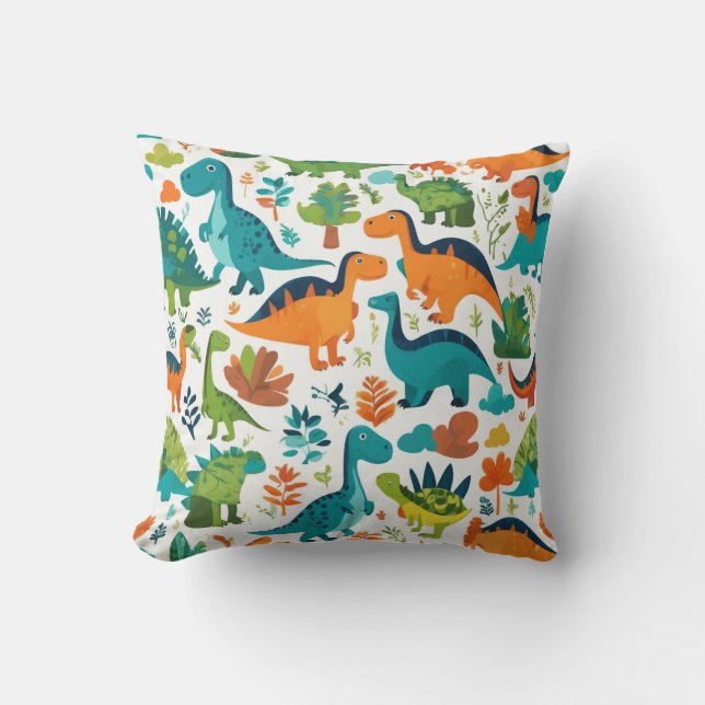 Dinosaur Character Pillow Cushion (Front)