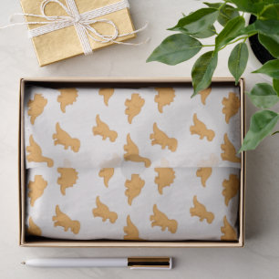 Dinosaur Chicken Nugget Playful Fun Twist Kids  Tissue Paper