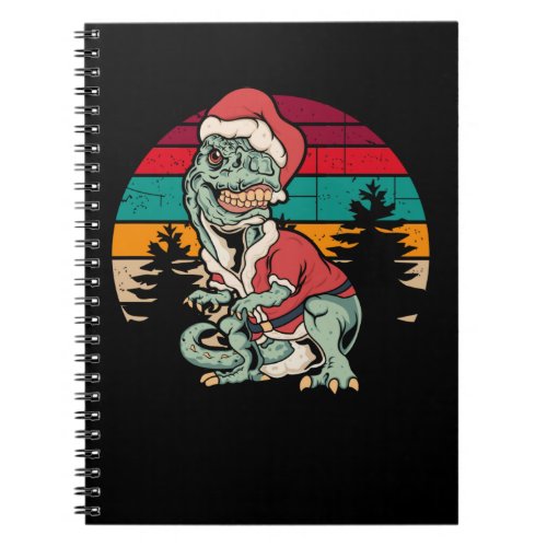 Dinosaur Christmas   Notebook