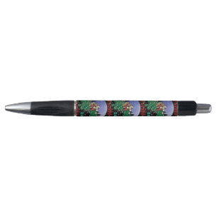 Dinosaur Christmas Santa Claus Pen