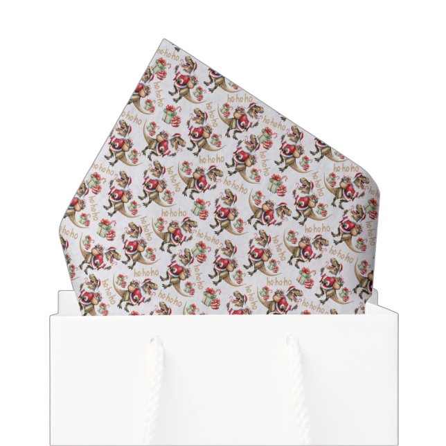 Dinosaur Christmas Tissue Paper (Creator Uploaded)