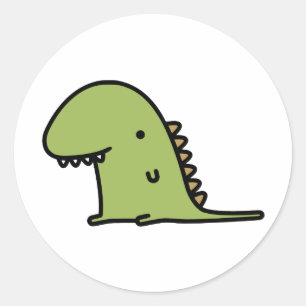 Dinosaur Classic Round Sticker